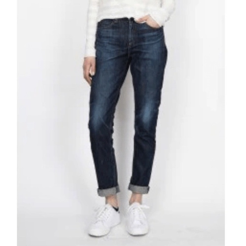 Rag‎ & Bone Dre Low Rise Slim Boyfriend Jeans Dark Wash Womens Size 26